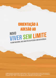 Capa do documento orientação à adesão do novo viver sem limite